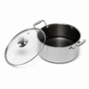 Tri-Ply Stainless Steel Casserole 24 cm