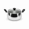 Belly Shape Saucepan With Glass Lid