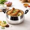 Belly Shape Saucepan With Glass Lid