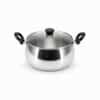 Belly Shape Saucepan With Glass Lid