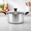 Aluminium Casserole With Glass Lid