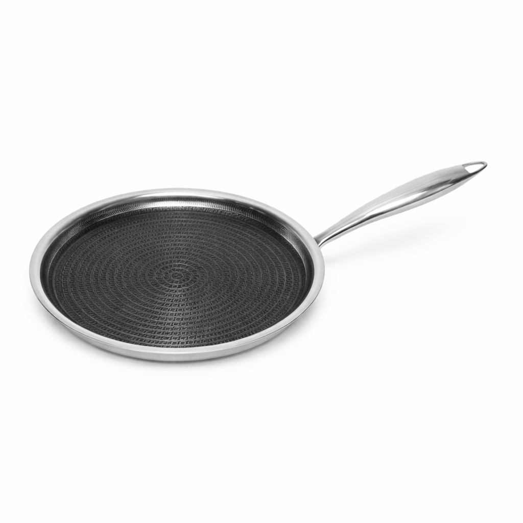 Tri-Ply Stainless Steel Dosa Tawa 32 cm