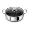 Tri-Ply Stainless Steel Belly Casserole 22 cm