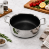Tri-Ply Stainless Steel Belly Casserole 22 cm