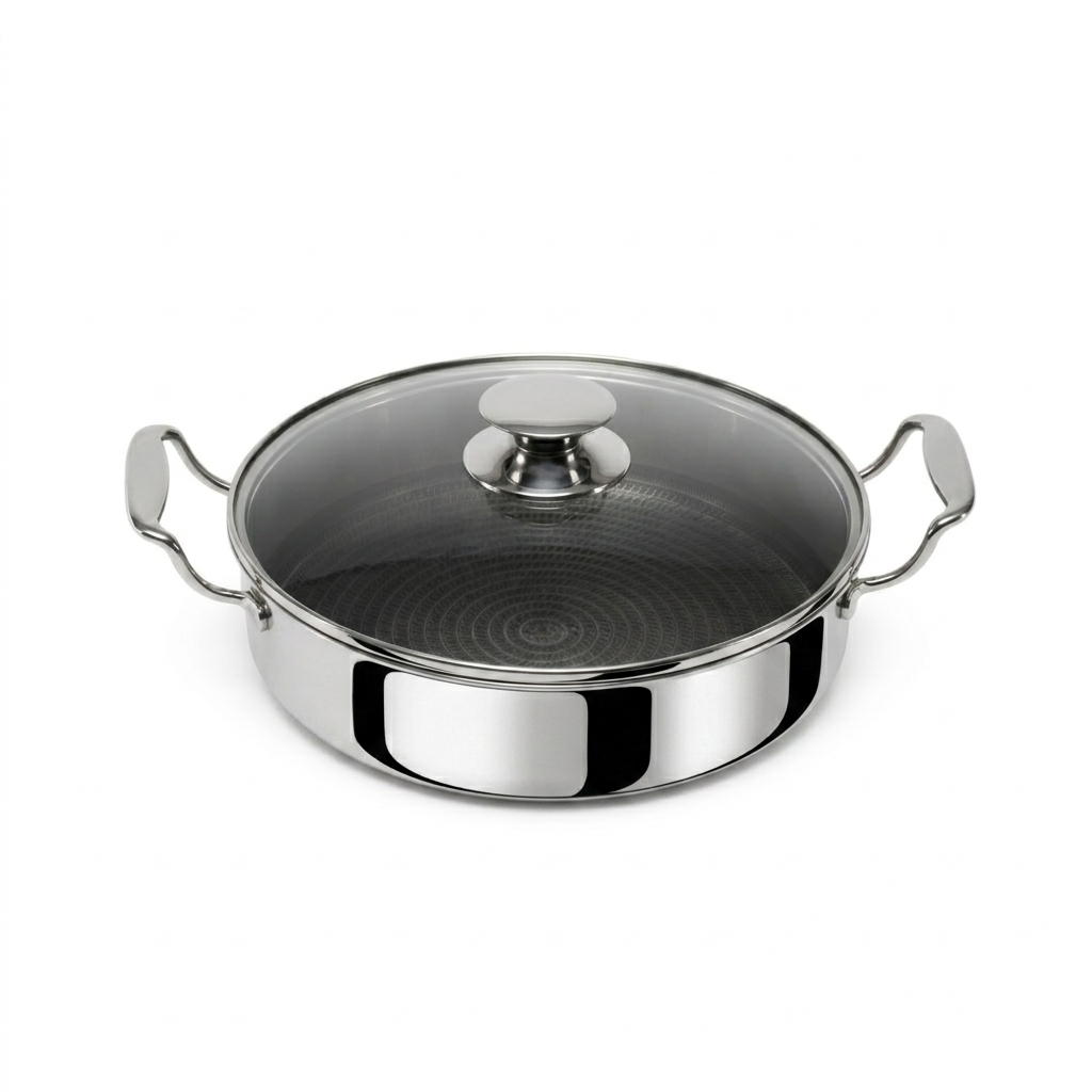 Tri-Ply Stainless Steel Serving Pan 28 cm