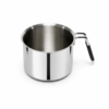 Tri-Ply Stainless Steel Milk Pan (Silicon Handle) 12 cm