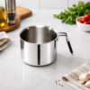 Tri-Ply Stainless Steel Milk Pan (Silicon Handle) 12 cm